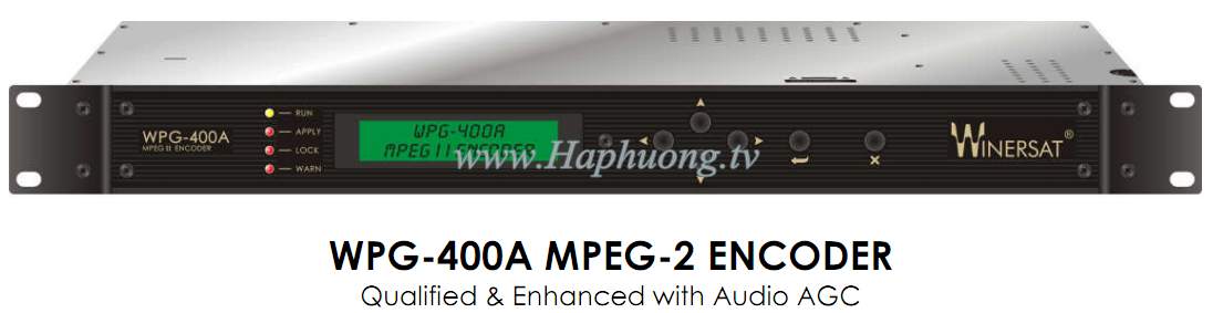 Encoder MPEG 2 Winersat WPG-400A