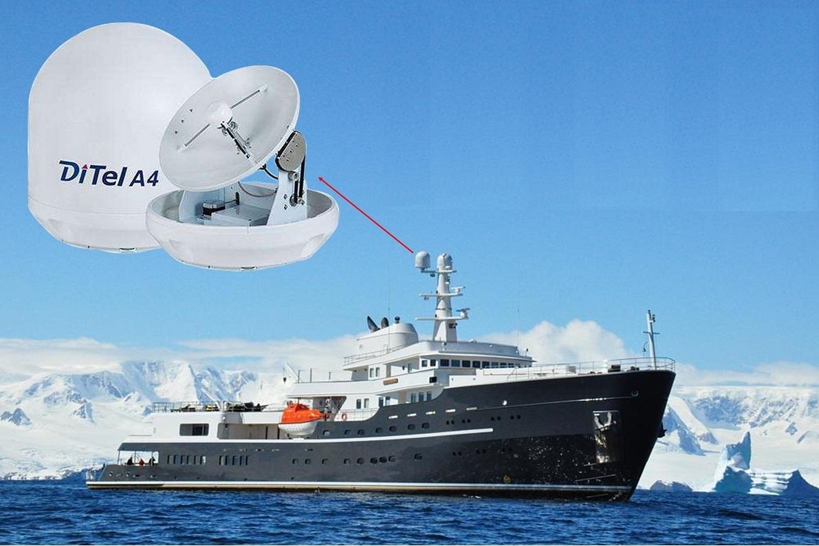 anten cho tàu biển Ditel S45